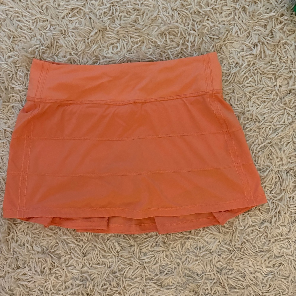 Lululemon peach pace rival skort athletic WORN ONCE